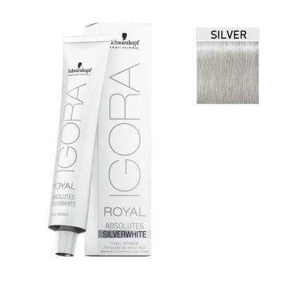 Schwarzkopf Igora Royal Absolutes Silverwhite 60ml #Silver (Ασημί Ανοιχτό)