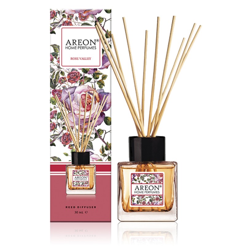 AREON Home Botanic Perfume Αρωματικό Χώρου Με Στικς 50ml #Rosa Valley