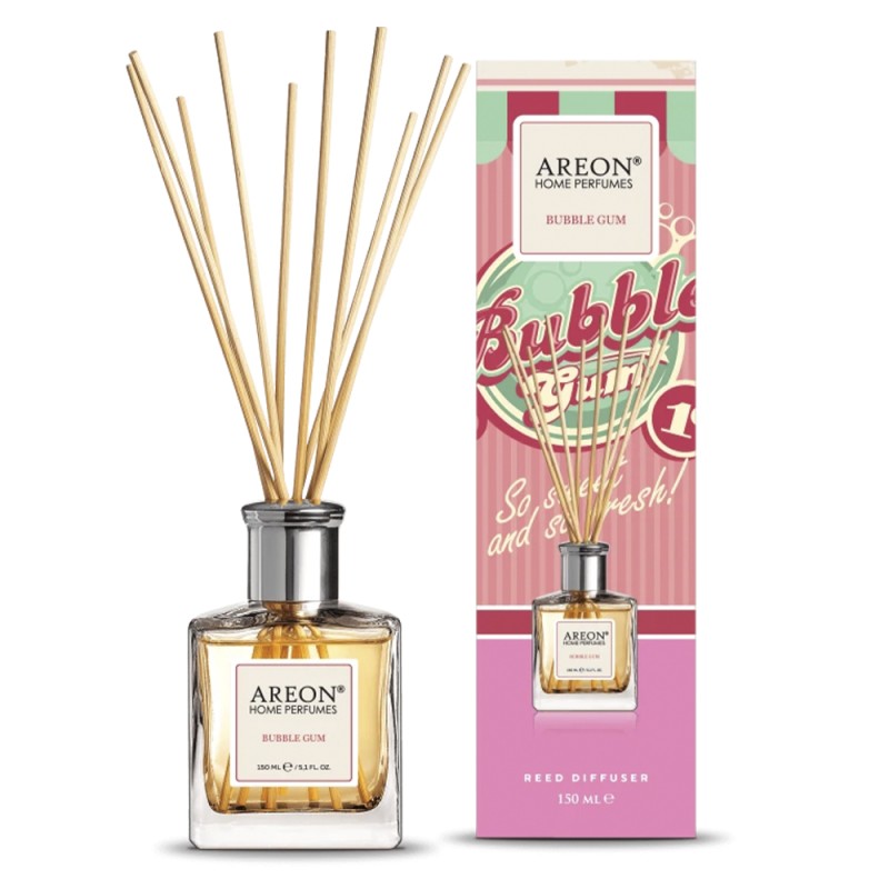 AREON Home Perfume Αρωματικό Χώρου Με Στικς 150ml #Bubble Gum