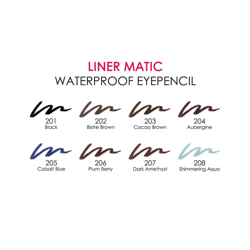 Golden Rose Liner Matic Waterproof Eye Pencil - Αδιάβροχο Μηχανικό Μολύβι Ματιών – #201 BLACK