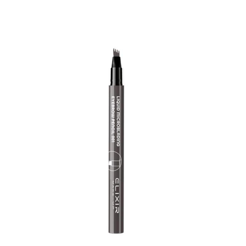 Elixir Liquid Microblading Eyebrow pencil 2ml – #001 (Dark Roast)