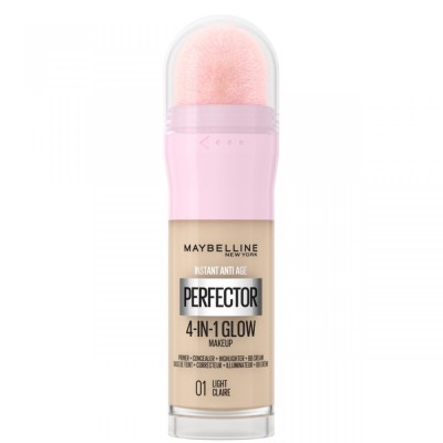 Maybelline Instant Anti Age Perfector 4-in-1 Glow Makeup 20ml – #1.0 (Light)