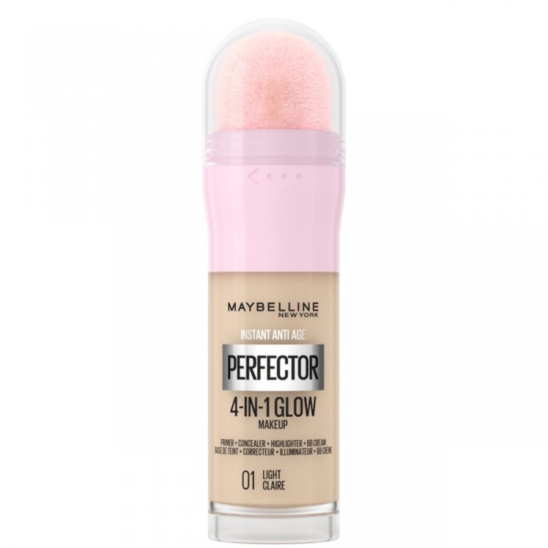 Maybelline Instant Anti Age Perfector 4-in-1 Glow Makeup 20ml – #1.0 (Light)