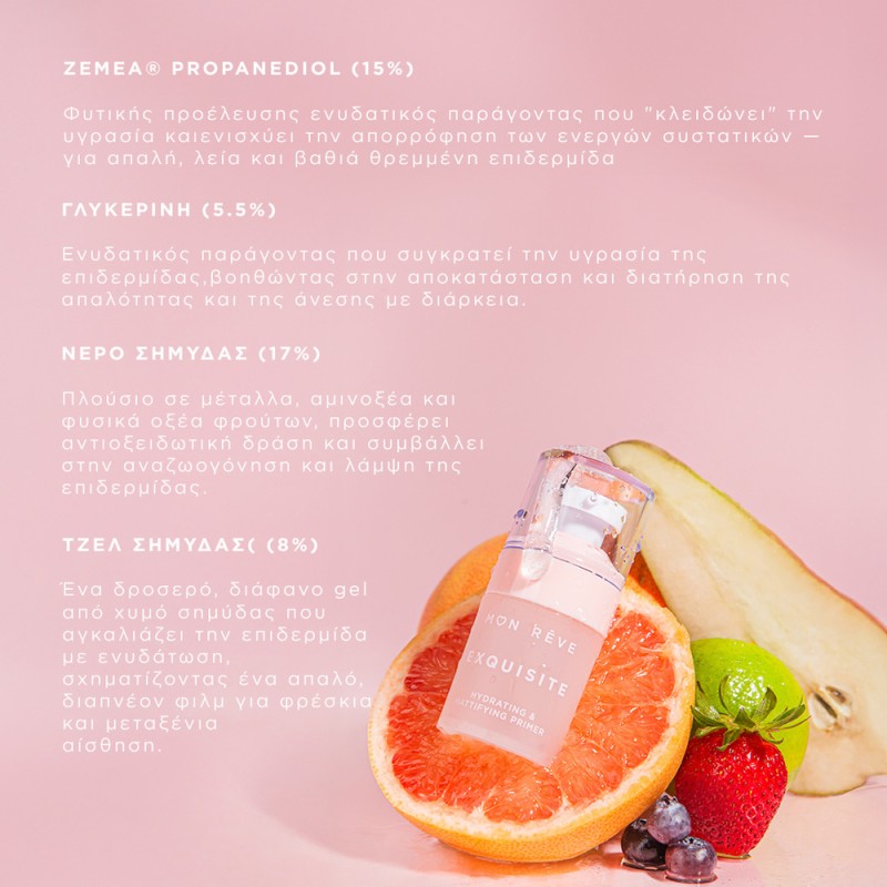 Mon Reve Exquisite Primer 20ml - Ενυδάτωση & ματ όψη