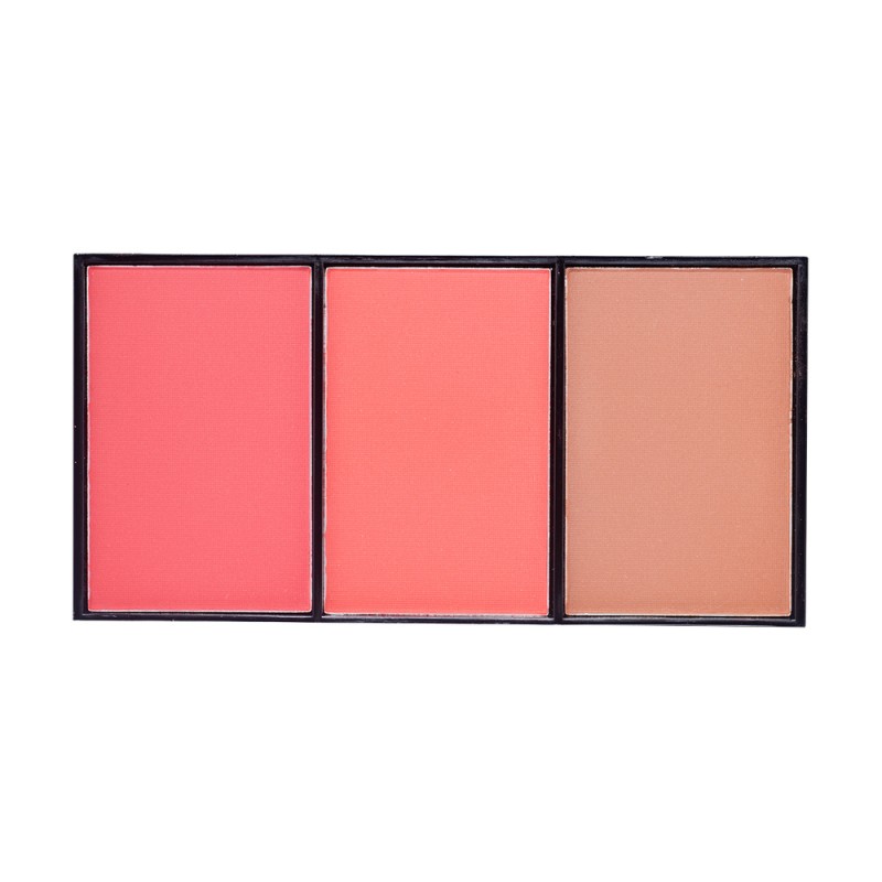 Mon Reve Blush On! - Τριπλή Παλέτα Ρουζ 9.9gr #01 Peachy