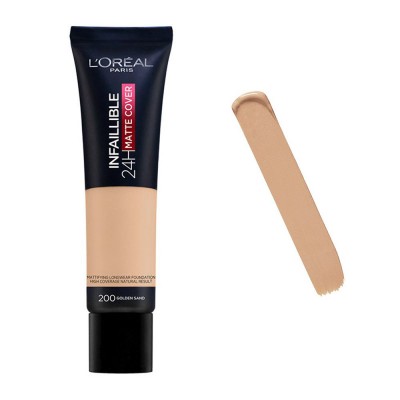 L'Oreal Infallible 24h Matte Cover 30ml #200 Golden Sand