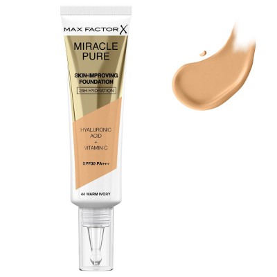 Max Factor Miracle Miracle Pure SPF30 Skin Improving Foundation 30ml - 044 Warm Ivory