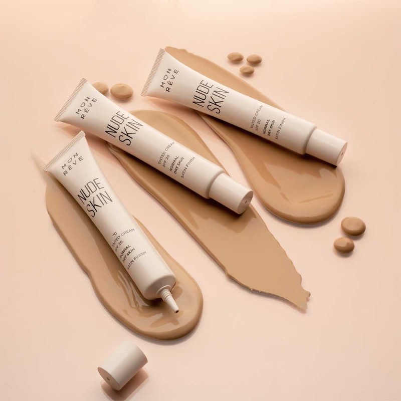 Mon Reve Nude Skin Normal to Dry Skin SPF 20 - Ενυδατική Κρέμα με Χρώμα για Φυσική Κάλυψη 30ml #103 (DARK)