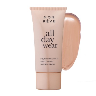 Mon Reve All Day Wear Foundation 30ml - Μακράς Διάρκειας & Φυσικό Ματ #102