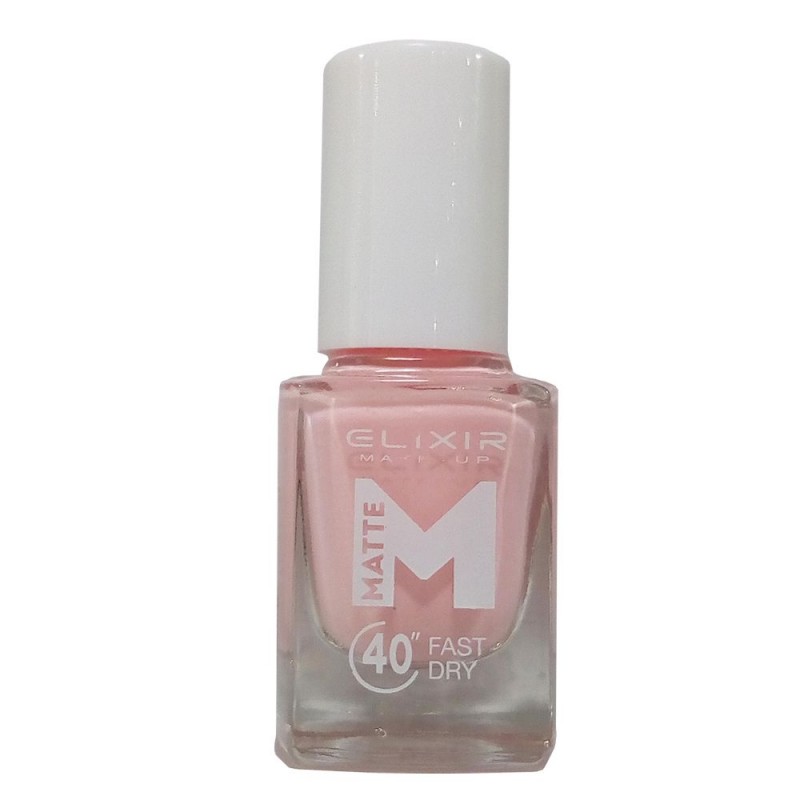 Elixir Βερνίκι Matte 40″ & Up to 8 Days 13ml – #M07 (Shell Pink)