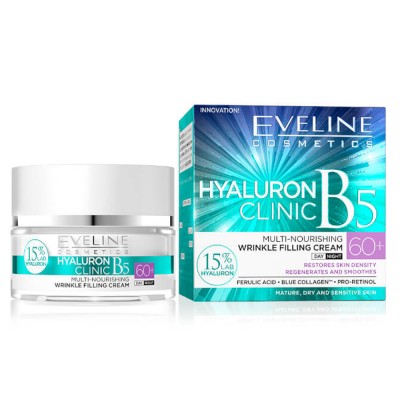 EVELINE Hyaluron Clinic B5 Multi - Nourishing Cream 60+ (50ml)