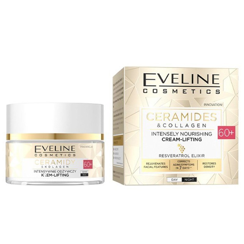 Eveline Ceramides & Collagen Intensively Nourishing Lifting Cream Day & Night 60+ (50ml)