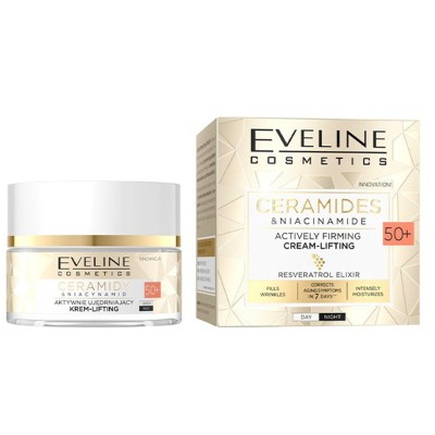 Eveline Ceramides & Niacinamide Actively Firming Lifting Cream Day & Night 50+ (50ml)