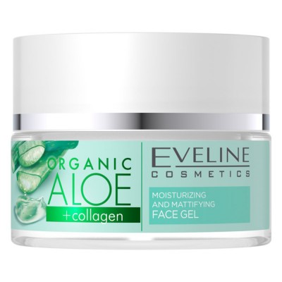 Eveline Organic Aloe Face Cream Gel 50ml (Ενυδατική)