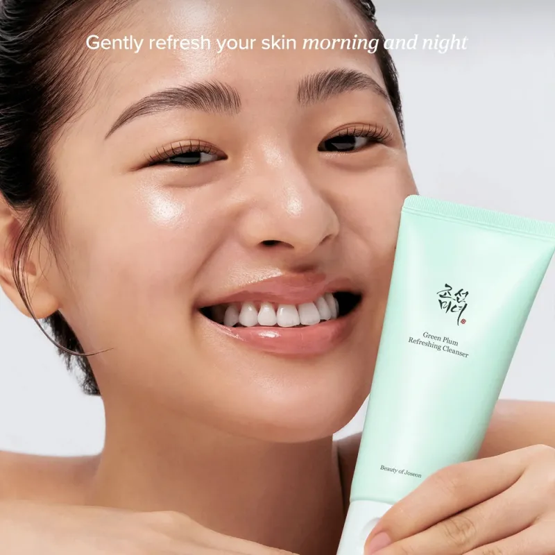 Beauty of Joseon Green Plum Refreshing Cleanser 100ml – Καθαριστικό Gel Προσώπου με Πράσινο Δαμάσκηνο & Mung Bean για Ήπιο Καθαρισμό, Ενυδάτωση & Ενίσχυση Φραγμού