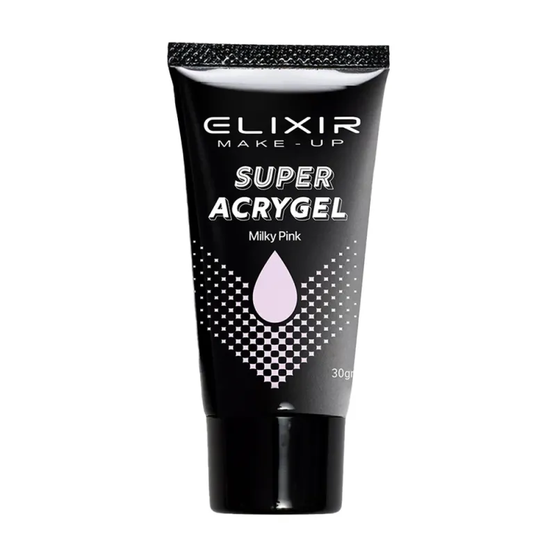 Elixir Super Acry-Gel 30gr - Υβριδικό Τζελ Χτισίματος Νυχιών #908C Milky Pink