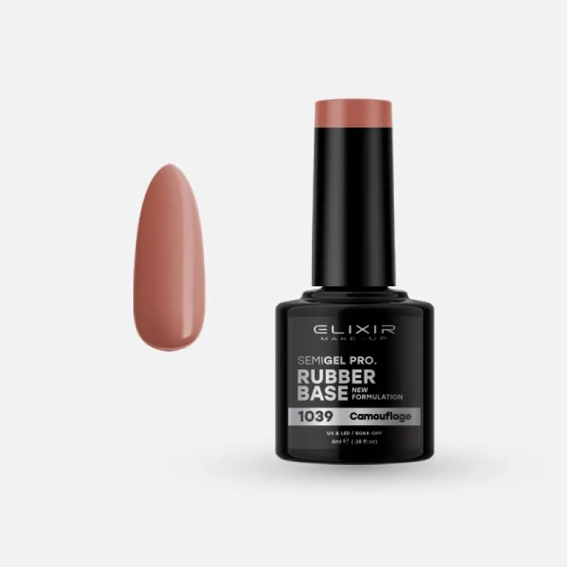 Elixir Semi Gel Ημιμόνιμο Βερνίκι 8ml – #1039 (RUBBER BASE CAMOUFLAGE) Elixir Semi Gel Ημιμόνιμο Βερνίκι 8ml – #1039 (RUBBER BASE CAMOUFLAGE)