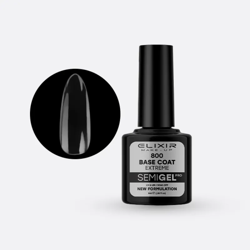 Elixir Semi Gel Ημιμόνιμο Βερνίκι 8ml – #800 (BASE COAT) Elixir Semi Gel Ημιμόνιμο Βερνίκι 8ml – #800 (BASE COAT)