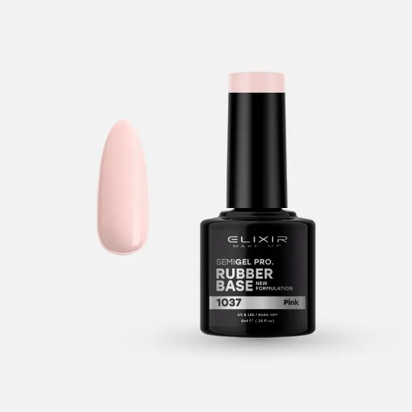 Elixir Semi Gel Ημιμόνιμο Βερνίκι 8ml – #1037 (PINK)