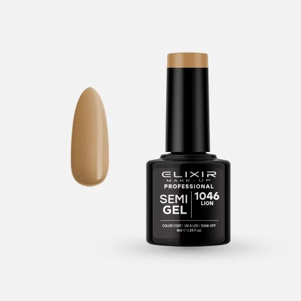 Elixir Semi Gel Ημιμόνιμο Βερνίκι 8ml – #1046 (LION)