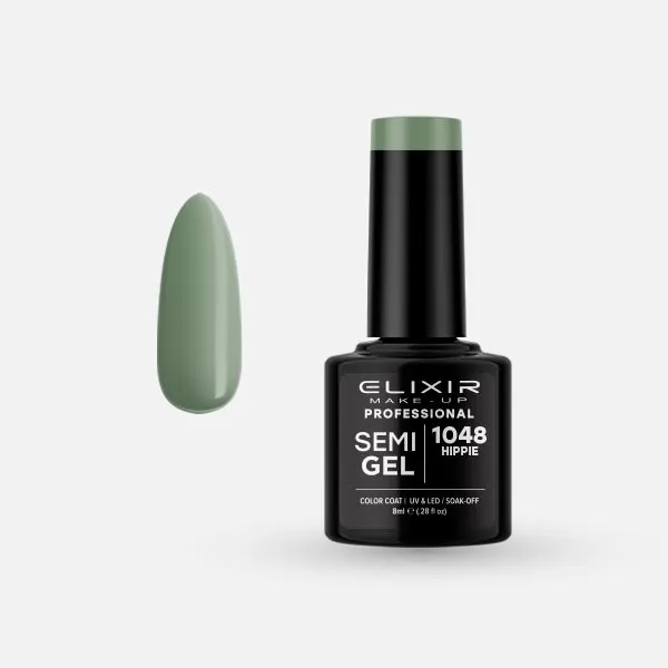 Elixir Semi Gel Ημιμόνιμο Βερνίκι 8ml – #1048 (HIPPIE)