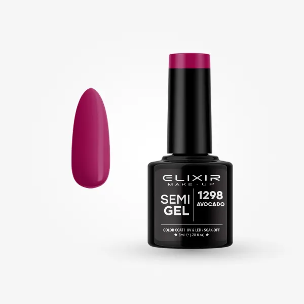 Elixir Semi Gel Ημιμόνιμο Βερνίκι 8ml – #1298 (AVOCADO)