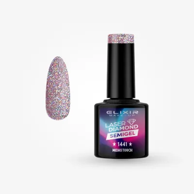 Elixir Semi Gel Ημιμόνιμο Βερνίκι 8ml – #1441 MIDAS TOUCH