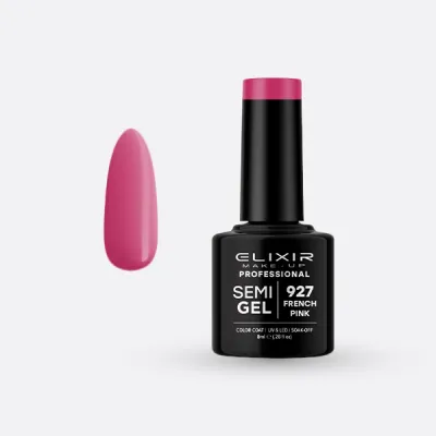 Elixir Semi Gel Ημιμόνιμο Βερνίκι 8ml – #927 (FRENCH PINK)