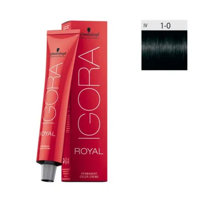 Schwarzkopf Igora Royal 60ml #1-0 Μαύρο 