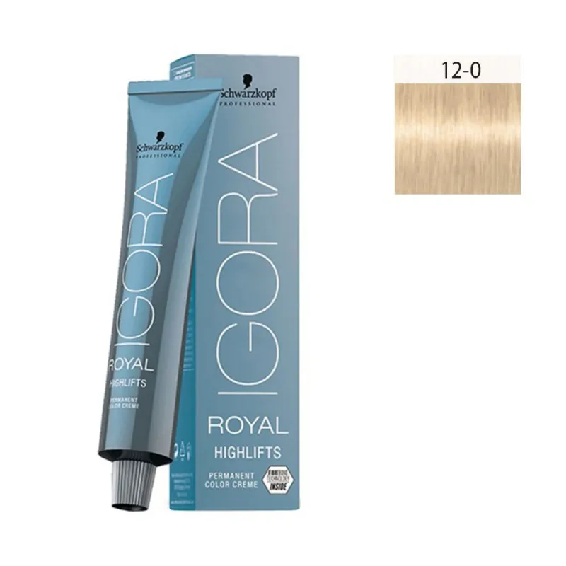 Schwarzkopf Igora Royal Highlifts 60ml #12-0 Ξανθιστικό Φυσικό Schwarzkopf Igora Royal Highlifts 60ml #12-0 Ξανθιστικό Φυσικό