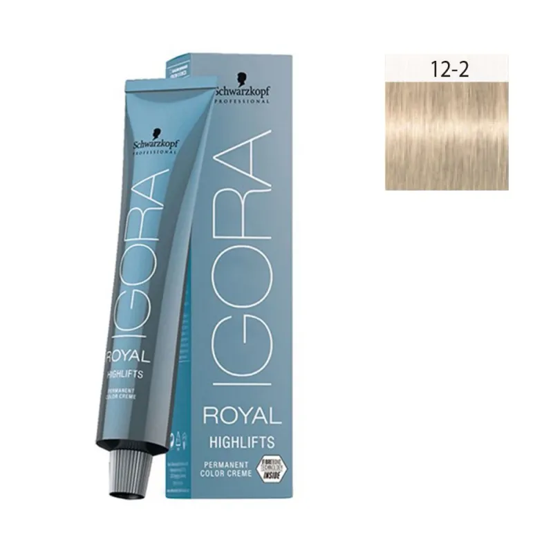 Schwarzkopf Igora Royal Highlifts 60ml #12-2 Ξανθιστικό Φυμέ Schwarzkopf Igora Royal Highlifts 60ml #12-2 Ξανθιστικό Φυμέ