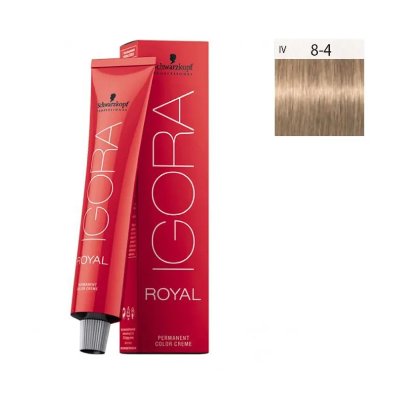 Schwarzkopf Igora Royal 60ml #8-4 Ξανθό Ανοιχτό Μπεζ Schwarzkopf Igora Royal 60ml #8-4 Ξανθό Ανοιχτό Μπεζ