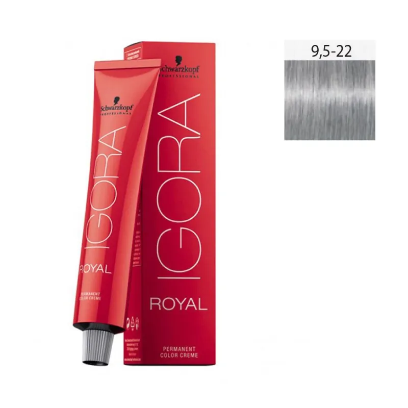 Schwarzkopf Igora Royal 60ml #9,5-22 Ξανθό Ιβουάρ Εντονο Φυμέ Schwarzkopf Igora Royal 60ml #9,5-22 Ξανθό Ιβουάρ Εντονο Φυμέ