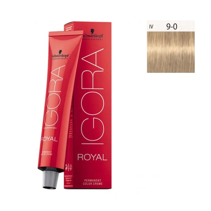 Schwarzkopf Igora Royal 60ml #9-0 Ξανθό Πολύ Ανοιχτό Schwarzkopf Igora Royal 60ml #9-0 Ξανθό Πολύ Ανοιχτό