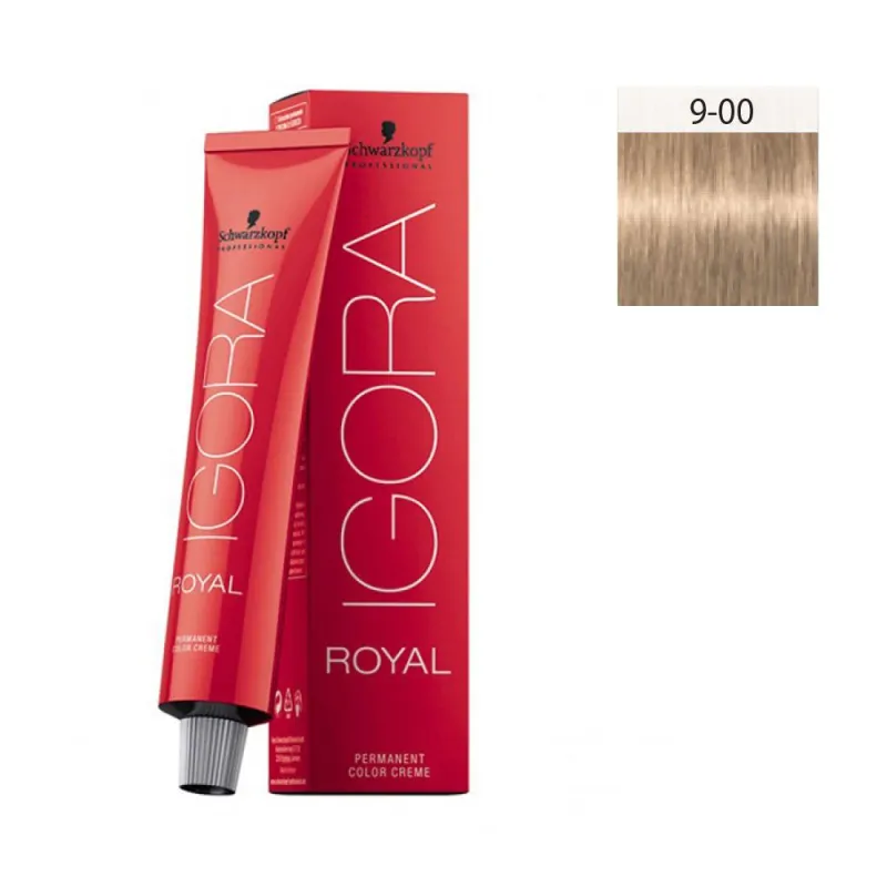 Schwarzkopf Igora Royal 60ml #9-00 Ξανθό Πολύ Ανοιχτό Έντονο Φυσικό Schwarzkopf Igora Royal 60ml #9-00 Ξανθό Πολύ Ανοιχτό Έντονο Φυσικό