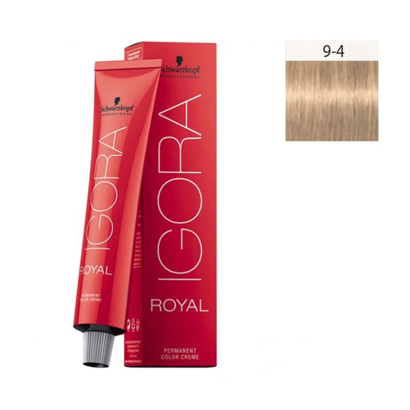 Schwarzkopf Igora Royal 60ml #9-4 Ξανθό Πολύ Ανοιχτό Μπεζ Schwarzkopf Igora Royal 60ml #9-4 Ξανθό Πολύ Ανοιχτό Μπεζ