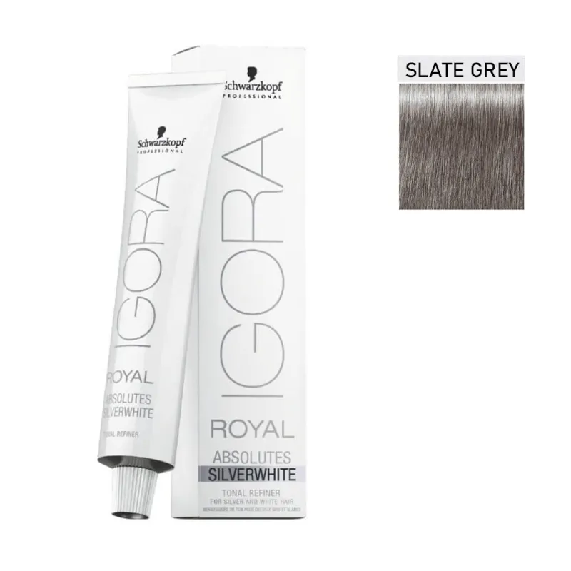 Schwarzkopf Igora Royal Absolutes Silverwhite 60ml #Slate Grey (Ασημί Σκούρο) Schwarzkopf Igora Royal Absolutes Silverwhite 60ml #Slate Grey (Ασημί Σκούρο)