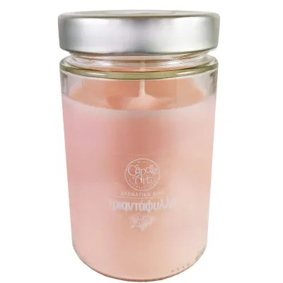 Candle Art Αρωματικό Κερί 72h 370ml #Τριαντάφυλλο