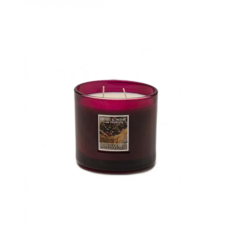 Heart and Home Αρωματικό Κερί με Διπλό Φυτίλι 40h 230gr #Γλυκά Μαυροκέρασα Heart and Home Αρωματικό Κερί με Διπλό Φυτίλι 40h 230gr #Γλυκά Μαυροκέρασα