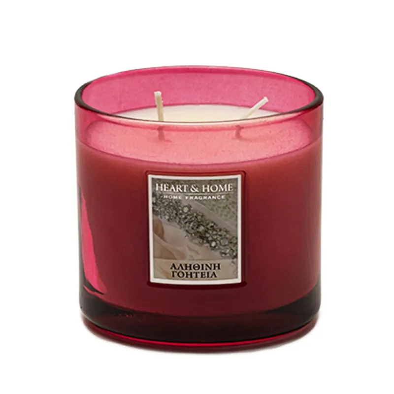 Heart and Home Αρωματικό Κερί με Διπλό Φυτίλι 40h 230gr #Αληθινή Γοητεία Heart and Home Αρωματικό Κερί με Διπλό Φυτίλι 40h 230gr #Αληθινή Γοητεία