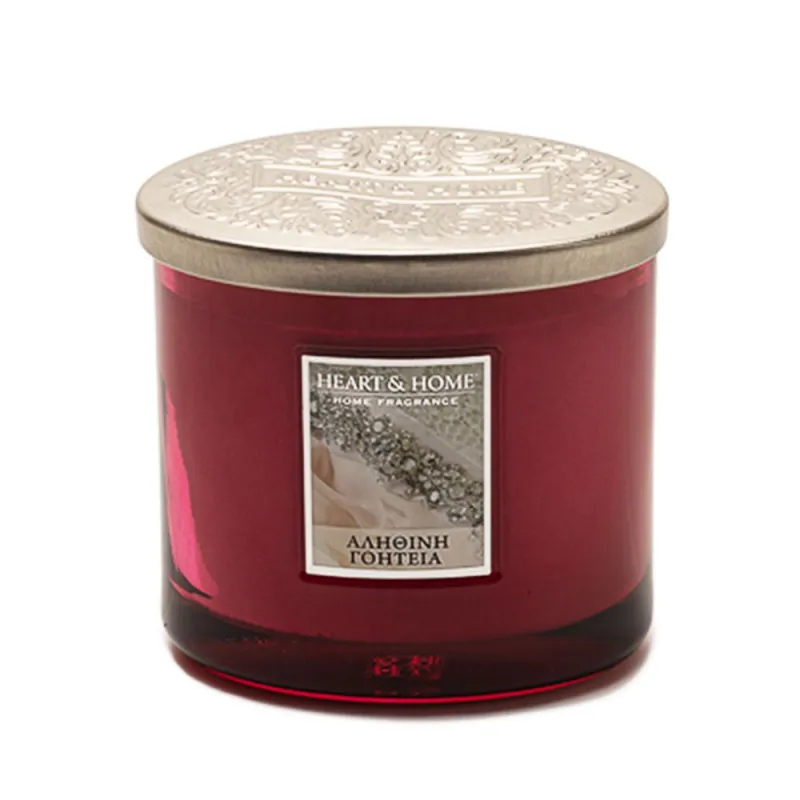 Heart and Home Αρωματικό Κερί με Διπλό Φυτίλι 40h 230gr #Αληθινή Γοητεία Heart and Home Αρωματικό Κερί με Διπλό Φυτίλι 40h 230gr #Αληθινή Γοητεία