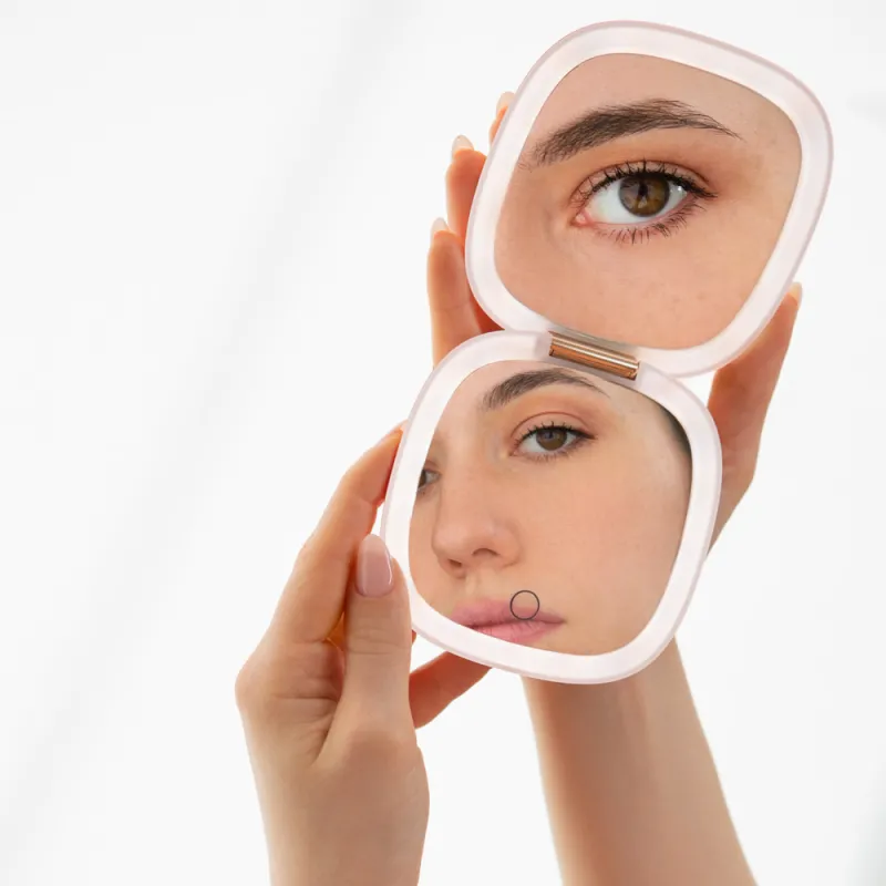 Mon Reve Mirror Mirror x10 - Διπλός Μεγεθυντικός (x10) LED Καθρέφτης Μακιγιάζ USB-C