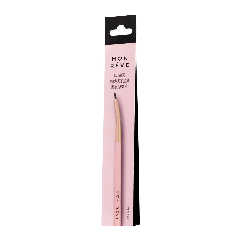 Mon Reve Fine Eyeliner Brush - Λεπτό Πινέλο Eyeliner με Επικλινή Λαβή #128