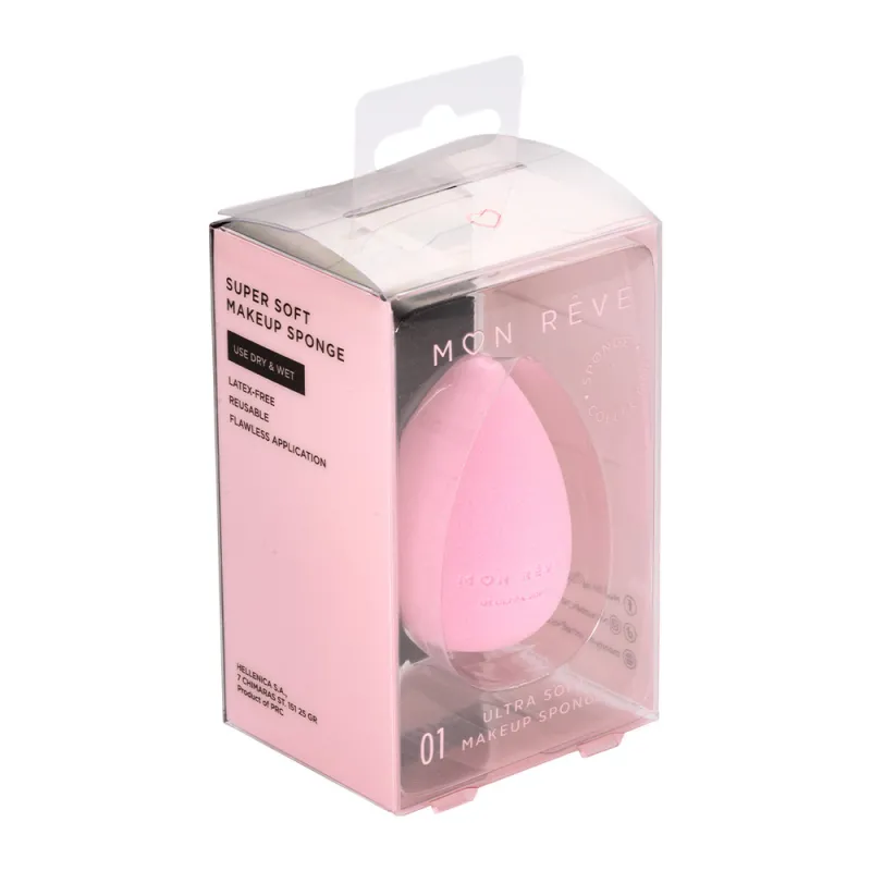 Mon Reve Makeup Sponge - Εξαιρετικά Απαλό Σφουγγαράκι Μακιγιάζ Latex-Free – #01 Ultra Soft