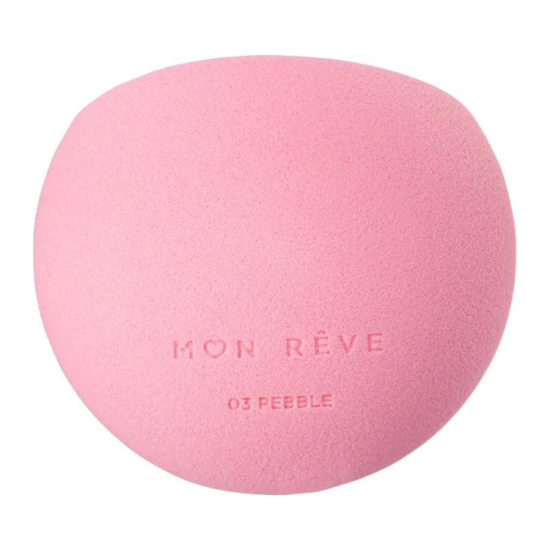 Mon Reve Makeup Sponge - Πολυμορφικό Σφουγγαράκι Μακιγιάζ με Κοφτή Άκρη – #03 Slanted Pebble