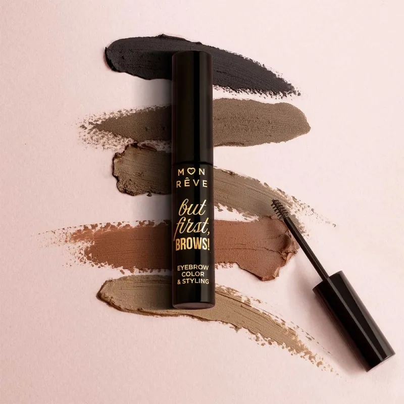 Mon Reve But First, Brows! - Αδιάβροχη Μάσκαρα Φρυδιών με Χρώμα 4ml #05