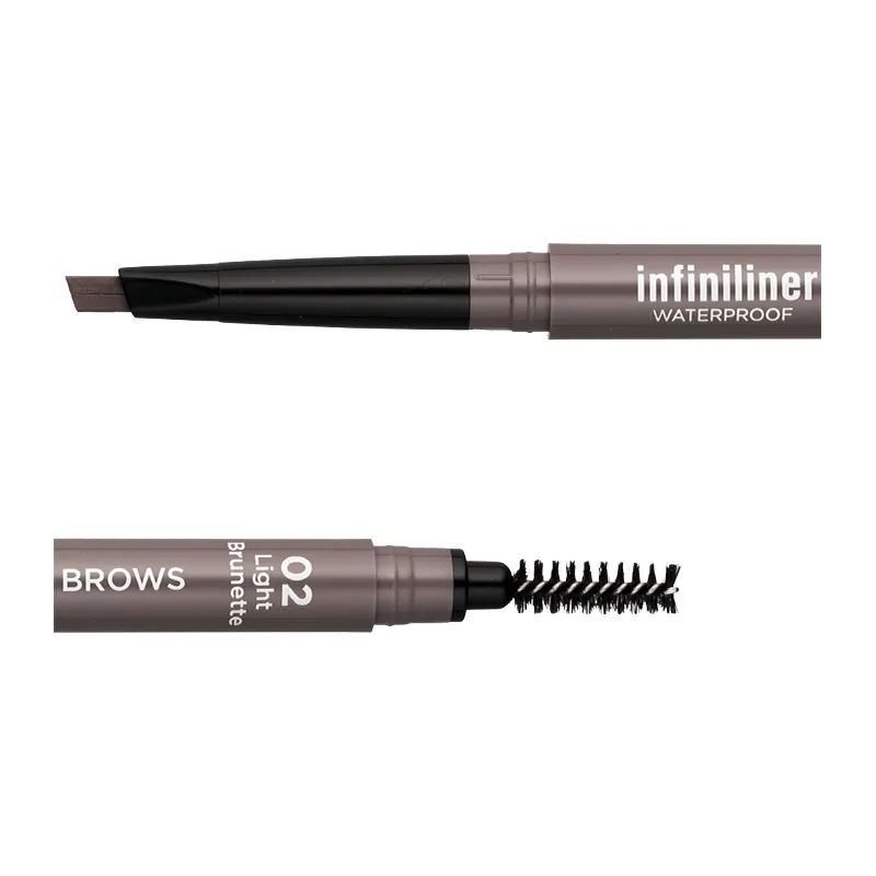 Mon Reve Infiniliner Gel Brow Pencil - Αδιάβροχο Μηχανικό Μολύβι Φρυδιών 0.3g #02 Light Brunette