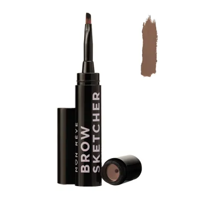 Mon Reve Brow Sketcher - Μακράς Διάρκειας Αδιάβροχο Τζελ Φρυδιών 1.6gr #03 Light Brown