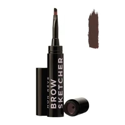 Mon Reve Brow Sketcher - Μακράς Διάρκειας Αδιάβροχο Τζελ Φρυδιών 1.6gr #04 Dark Brown