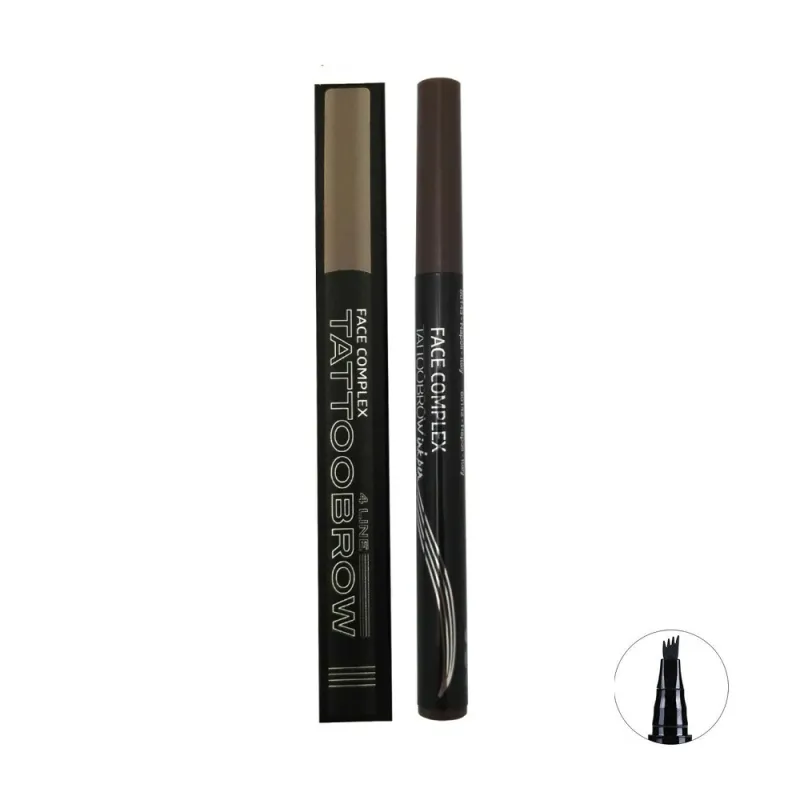 Face Complex Tatto Brow 4 Line Eyebrow pencil – #Brunette Face Complex Tatto Brow 4 Line Eyebrow pencil – #Brunette